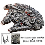In Stock The Large Millennium Ship Falcon 8445pcs Building Blocks Bricks Compatible 75192 Toys For Kids Birthday Christmas Gifts
