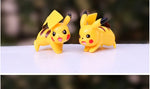 8PCS Pokemon Mini Figures Toys Pikachu Psyduck Squirtle Bulbasaur Miniature Cake Succulents Ornaments Figure Props