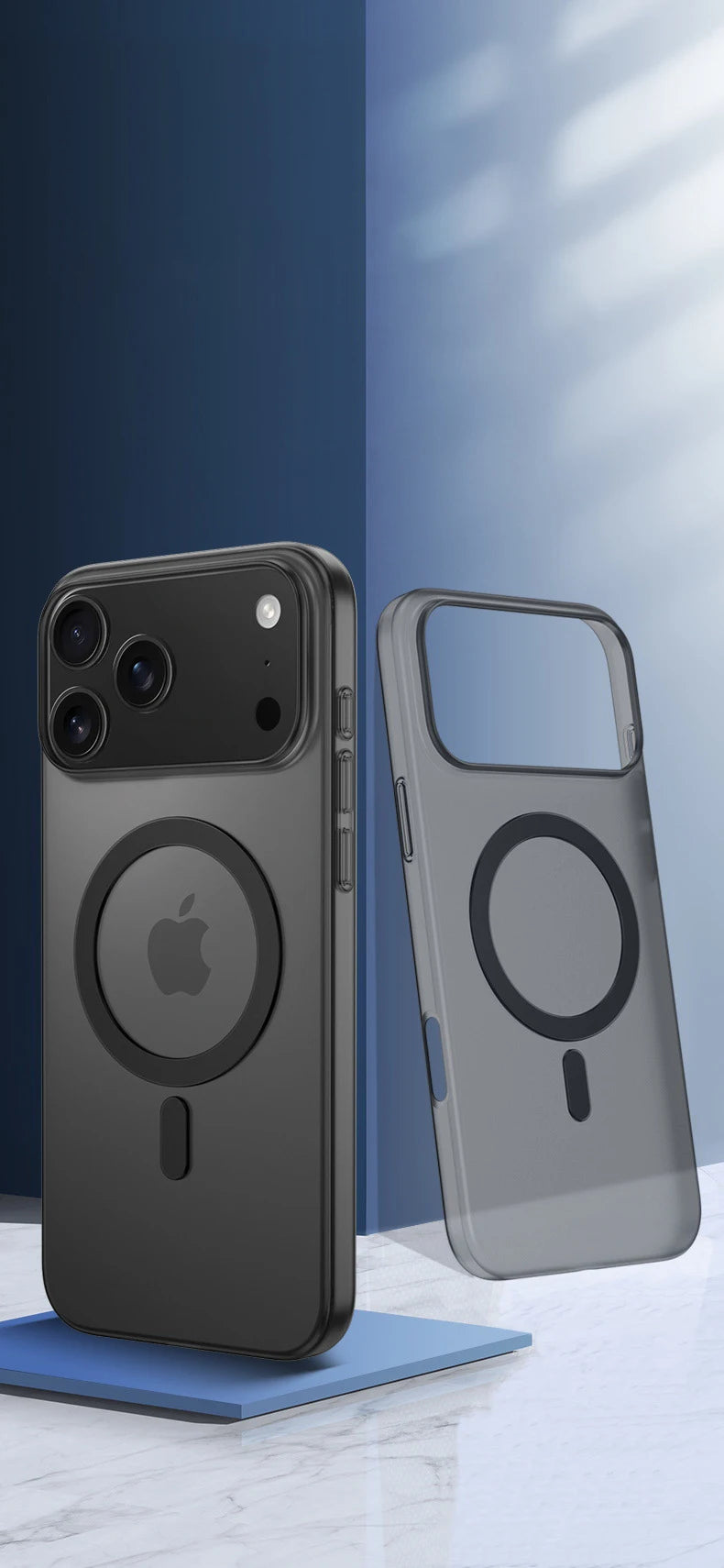 Luxury Matte Ultra Thin Clear For Magsafe Wireless Charge Case For iPhone 17 Air 16E 15 14 Plus 13 12 11 Pro Max Hard PC Cover