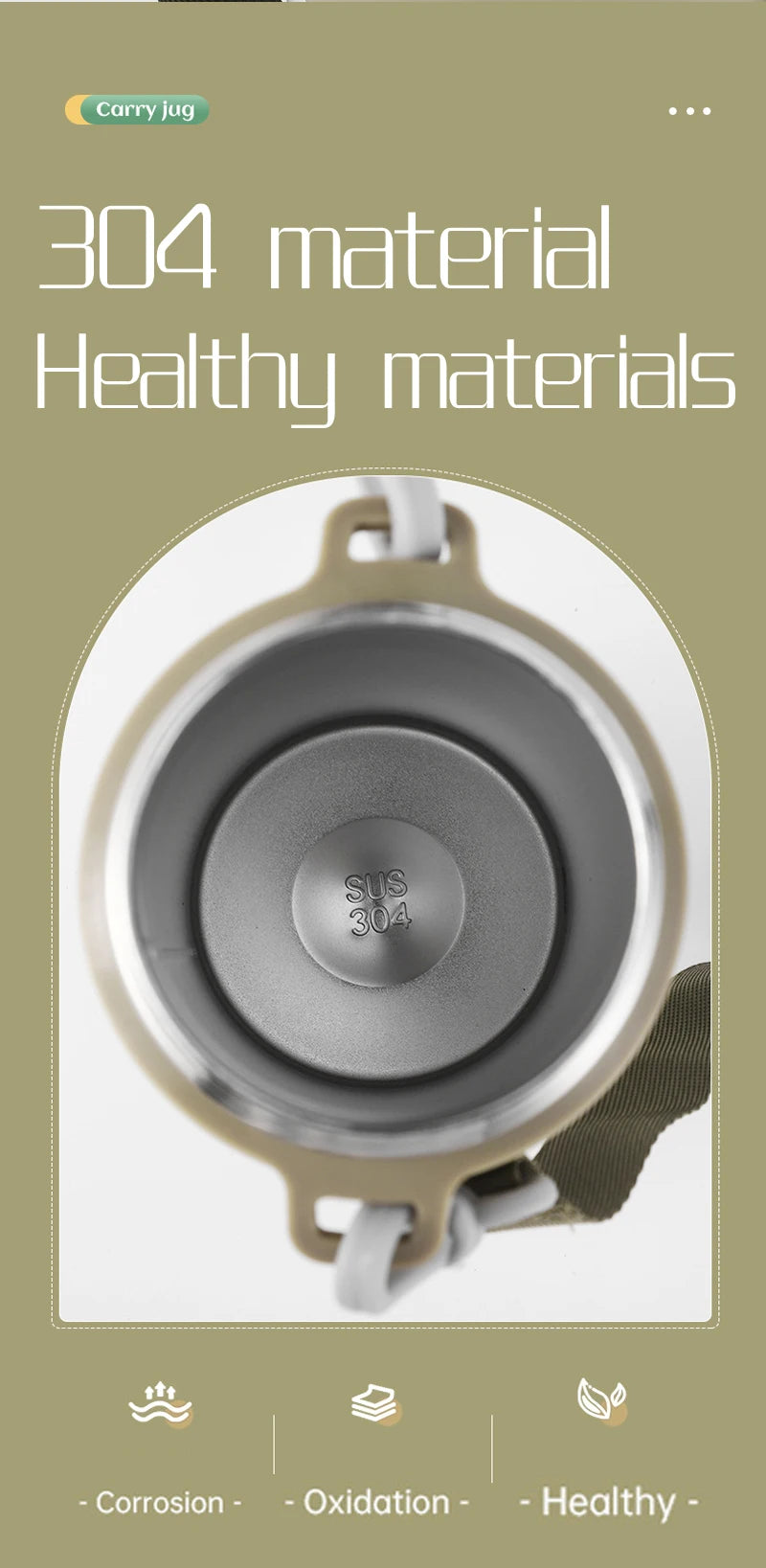 Stainless Steel Thermo Bottle Thermal Water Bottle Large Capacity Tumbler Portable Cold Hot Drinks Thermos Cup Fitness Cold Hot