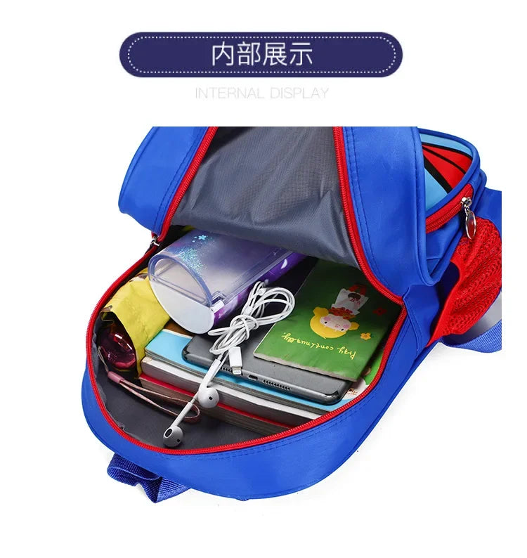 New Children School Bag Boys Girls Spider Man Cartoon Kindergarten Schoolbags Kids Orthopedic Backpacks 4-13 Year