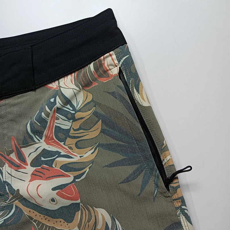 Men’s Classic 4-Way Stretch Quick-Dry Swim Trunks