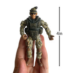 24Pcs/Set Army Men SWAT Team Special Forces Soldiers WWII War Game Action Figures Playset Military Modle For Kid Boy Gift