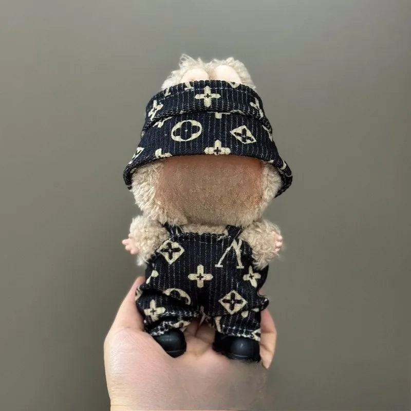 Only clothes are suitable for LABUBUBU, LABUBUBU, baby clothes, 17cm pendants, plush toys, fashion clothes, suits and skirts.