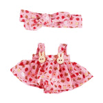 For 17Cm Plush Doll Labubu Clothes Accessories Pants Skirts Cute Overall Doll Shoes Leather Shoes Martin Boots Holiday Gifts