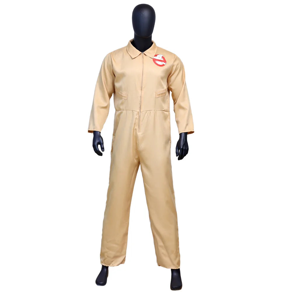 Kids Adults Cosplay Costume with Proton Pack Halloween Christmas Carnival Theme Party Clothes Fans Collection ﻿