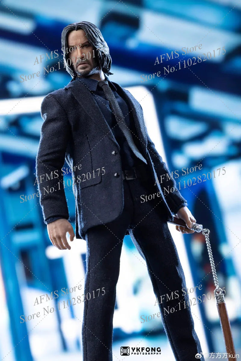 AT custom 1/12 Scale Collectible Figure Figure John Wick Keanu Reeves Full Set 6