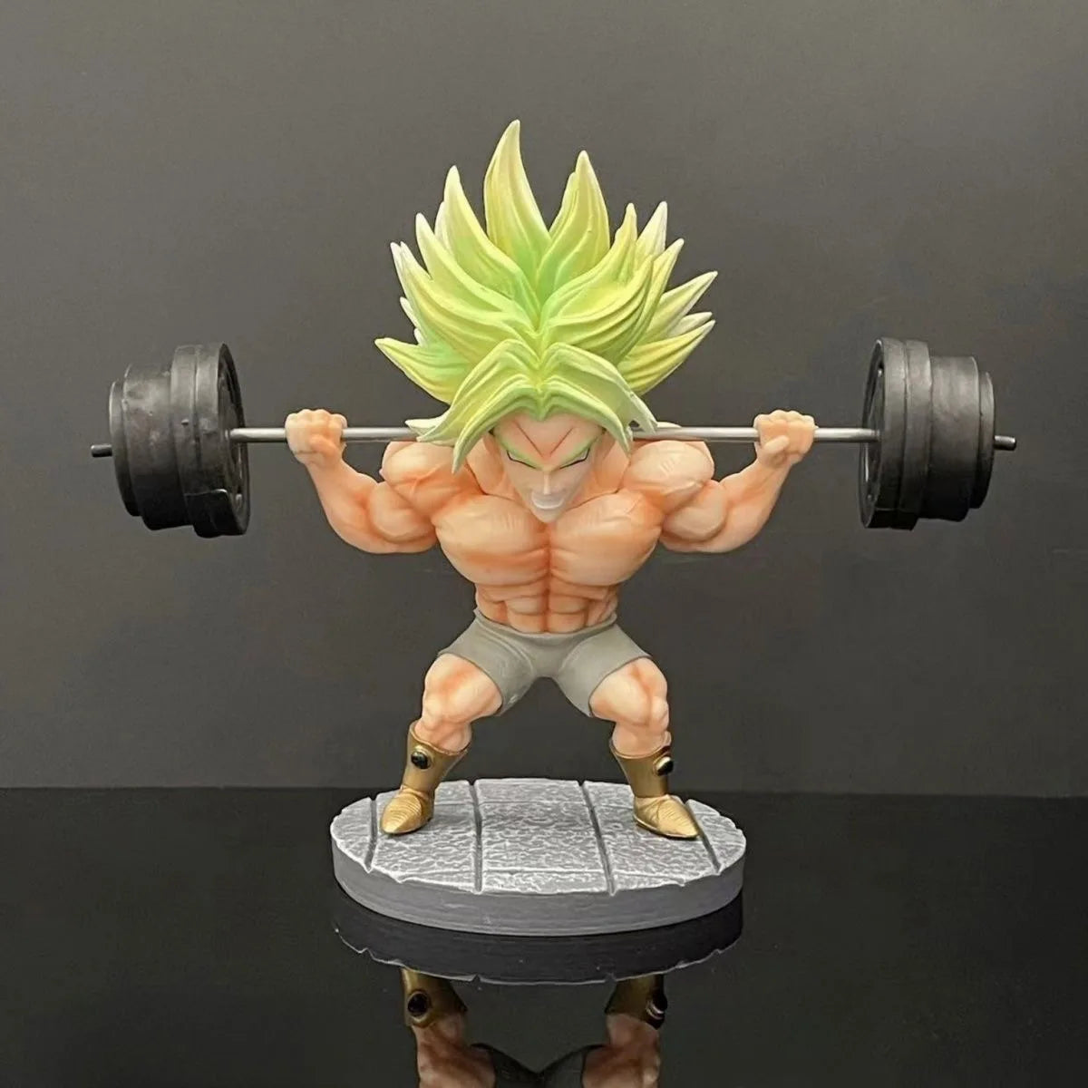 6.3in/16cm Anime Dragon Ball Z Broly Figure Pvc Action Figures Fitness Broly Figurine Gk Statue Collection Model Toys