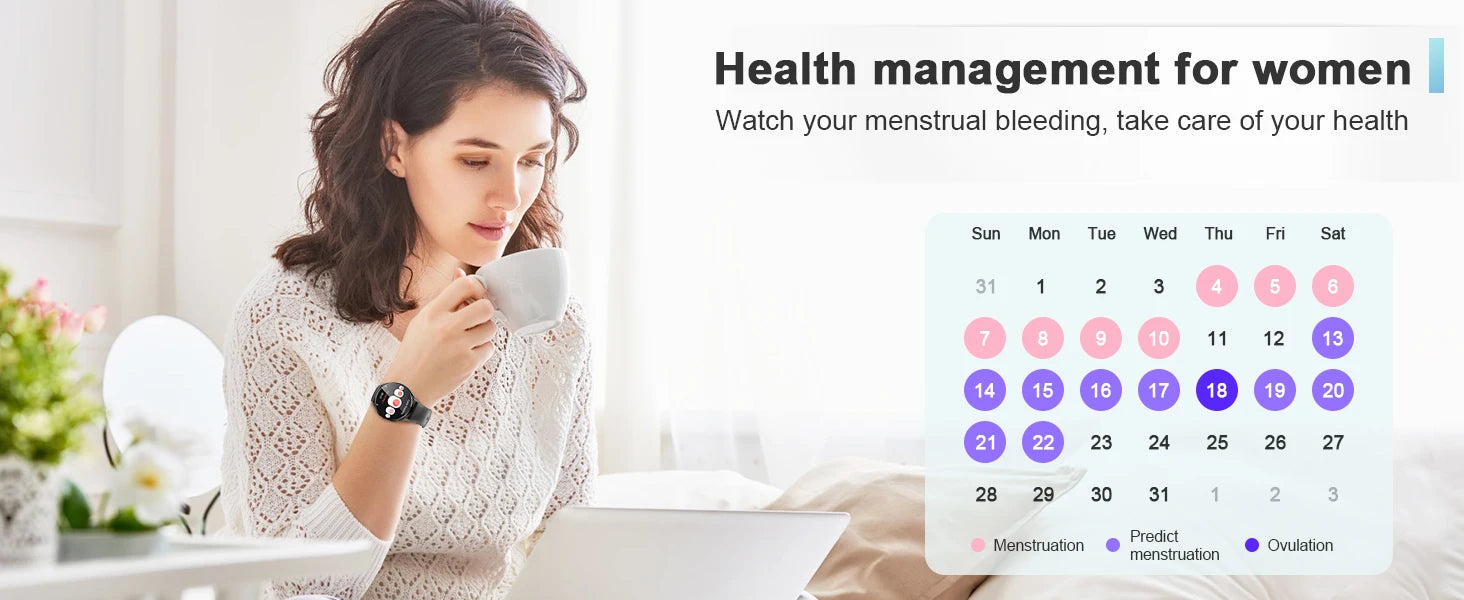 Blackview X20 Smart Watch with Health Monitoring Fitness Tracking 1.43” HD AMOLED Screen Bluetooth Watches for Men Women Gifts