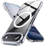Magnetic Magsafe Wireless Charging Case For iPhone 17 Pro Max iPhone17 Air Clear Hybrid Hard Cover Soft Shell For iPhone17ProMax