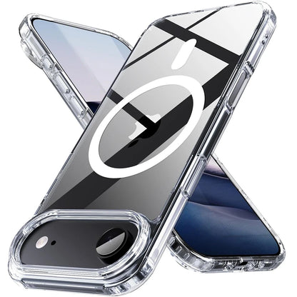 Magnetic Magsafe Wireless Charging Case For iPhone 17 Pro Max iPhone17 Air Clear Hybrid Hard Cover Soft Shell For iPhone17ProMax
