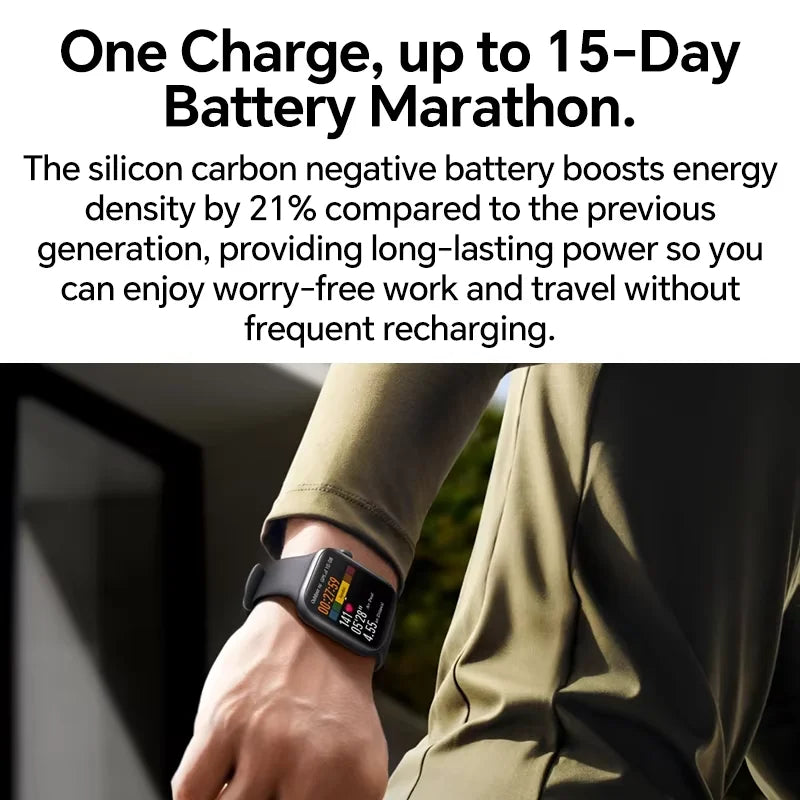 Global Version HONOR Watch 5 Smartwatch Precise GPS Tracking Quick Health Scan 1.85-inch Large Display GPS Supported IP68