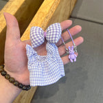 For Korea Kpop Exo Labubu Idol Dolls Jean Dress Big Bowknot Doll Clothes Kids Gift 15-17cm Cute Mini Clothes Doll Accessories