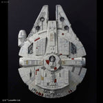 BANDAI Genuine STAR WARS Series Vehicle Series 1/144: Rise of The Millennium Falcon Skywalker Ver Assemble The Model Collect