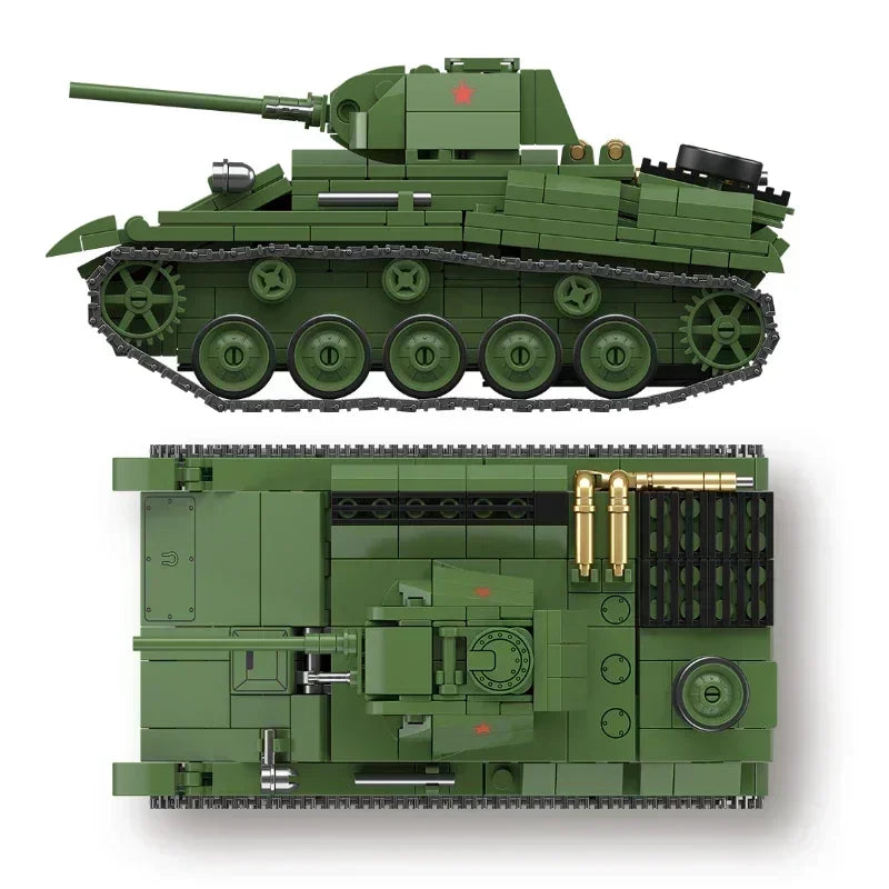 Germany Series Tank III L WW2 Military Series Tank Building Blocks  Bricks Model Set for Kids Educational Toys Christmas Gifts