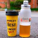 “Better Call Saul”Water Cup Yellow Coffee Cup Stainless Steel Car Insulated Cup“Breaking Bad”