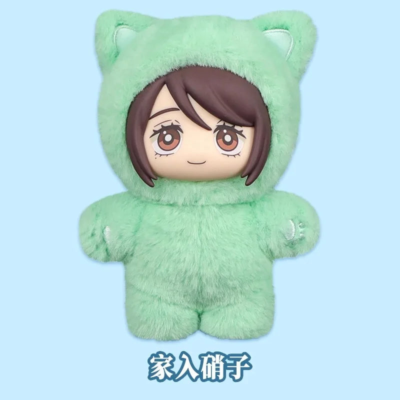 In Stock Genuine Eaki Jujutsu Kaisen Season 2 Cat Park Party Gojo Satoru Blind Box Plush Doll Bag Pendant Model Collection