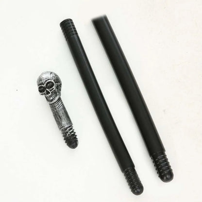 Halloween Cobras Wands Egyptian Staff Scepter Detachable Vintage Royal King Round Handle Cane Party Cosplay Costume Accessory