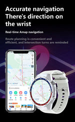 HT32 Smart Watch AMOLED Men Watch 5 Pro NFC Compass 1GB ROM Local Music Album E-Book Heart Rate Sport Smartwatch for Android IOS