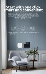 Smart Gateway Hub Multi-model Smart Home Bridge WiFi Bluetooth ZigBee APP Wireless Remote Control Alexa Google