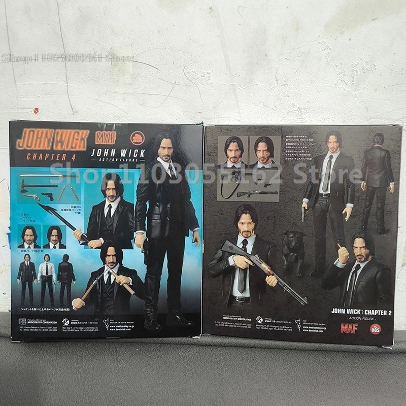 Mafex 085 JOHN WICK Chapter 2 with Dog Figure Chapter 4Mafex 212 John Wick Action Figure Figure Model Toys Dolls Birthday Gift