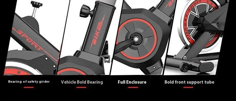 Ultra-Silent Indoor Fitness Bike For Weight Loss Home Use Steel Metal Gym Magnetic Brake System Spinning Bike