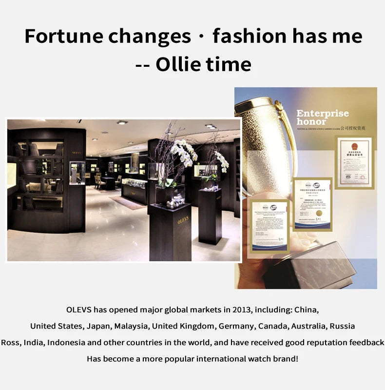 OLEVS 3620 Womens Watches Original Brand Elegant Fashion Quartz Wirtwatch For Ladies Waterproof Luminous Diamond Scale Reloj