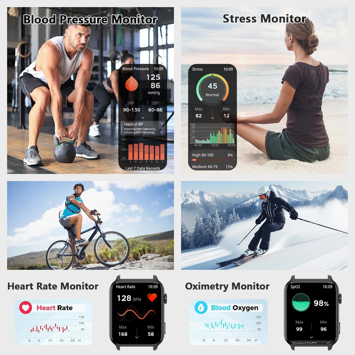 New 2025 Blackview R30 Max Smartwatch with LED Flashlight 1.91'' TFT Screen Health Monitor Bluetooth Watches for Men Women Gifts