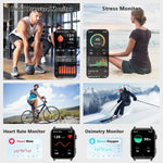 New 2025 Blackview R30 Max Smartwatch with LED Flashlight 1.91'' TFT Screen Health Monitor Bluetooth Watches for Men Women Gifts