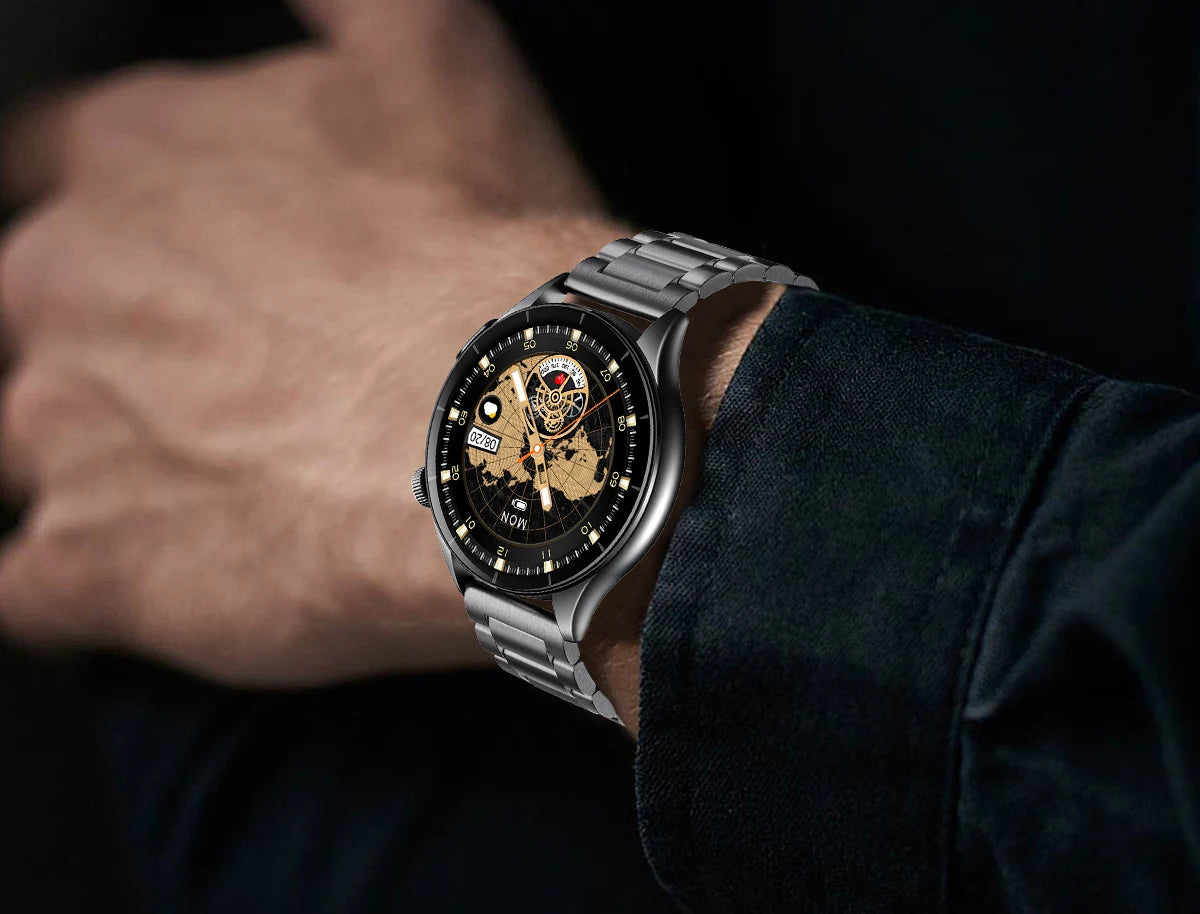 2025 New Health Analysis ECG+PPG Smart Watch Body Fat Uric Acid Blood Pressure Heart Rate Tracker NFC Smartwatch For Android IOS