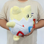 Pokemon Kawaii Togepi Stuffed Toys Cartoon&Cute Plush Dolls Throw Pillow Birthday Gift for Kids Upgrade Bigger Shape