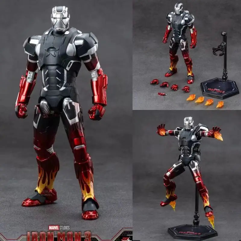 Hot Mk47 Mk41 Mk16 Iron Man Collectible Action Figure Toy Model For Boys Birthday Gift Movable Parts Robot Figurine Plaything