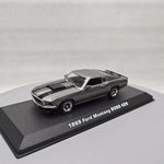 Greenlight Diecast 1/43 Scale 1969 Ford Mustang BOSS 429 Alloy Simulation Car Model Collection Display Toy Gift Souvenir