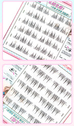 Upgraded Sunflower False Eyelashes No Glue Fake Lashes  Natural Reusable Band-Free Lashes Manga Lash Makeup Korean