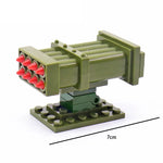 MOC WW2 Military Oil Drum Fuel Tank Printed Building Blocks Weapons Soldiers Accessories War Scene Accessories Bricks Toys Boys