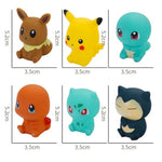 TOMY Pokemon Funny Funny Freak Pikachu Bulbasaur Charmander Squirrel PVC Anime Action Figure Model Doll Toy Boy's Gift