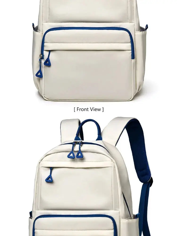 A New 14-inch Casual Simple Student Backpack Large Capacity Children's Schoolbag School Travel Unisex Laptop Backpack