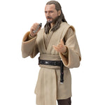 In Stock Original Bandai SHF Qui-Gon Jinn Star Wars The Phantom Menace Action Figure Animation Toy Model Collector Anime Hobby
