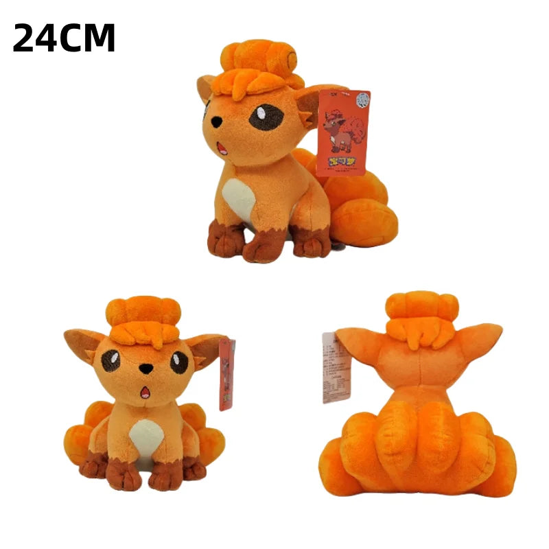 Pokemon Vulpix Mew Miraid Jolteon Ekans Charizard Charmeleon Ponyta Cubone Gastly Wartortle Froakie Plush Stuffed Toys for Kids