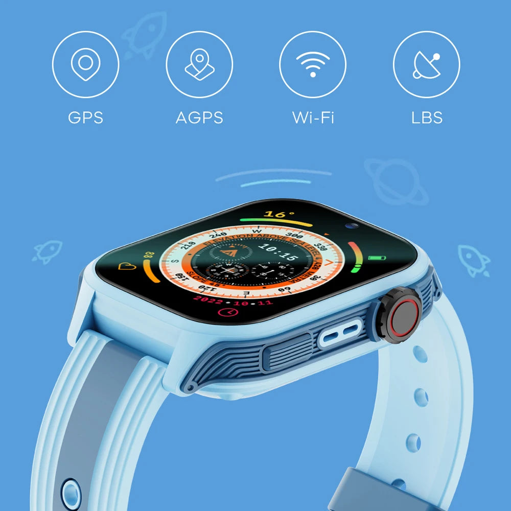 VALDUS 2025 VK36 4G Children Smartwatch Camera Video Call SOS SIM Card WIFI GPS Positioning Compatible Android IOS Kids Watch