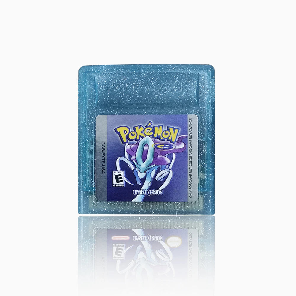 Pokemon GBC 16-bit Game Video Game Cartridge Console Card Pokemon Red Blue Crystal Golden Green Silver Yellow