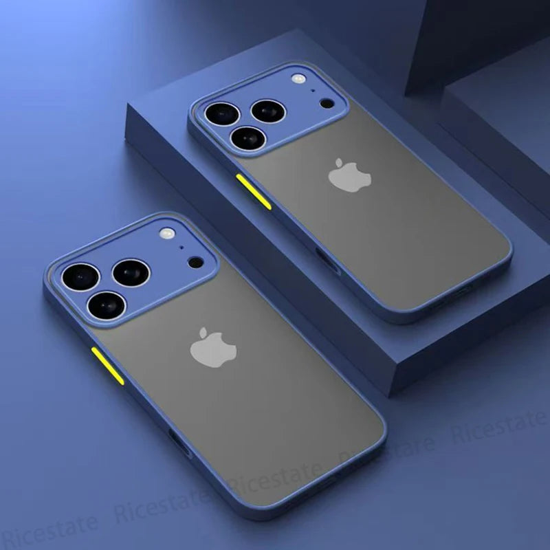 New Armor Bumper Shockproof Phone Case For Apple iPhone 17 Pro Max iphone17 Pro Max 17Pro 17 Air Silicone Hard Cover Capa