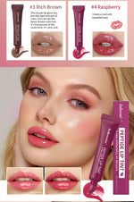 10ml Mirror Lip Glaze Moisturizes Jelly Lip Enrichment Oil Lasting Water Light Glass Lip Oil Remove Line Lip Protection Serum