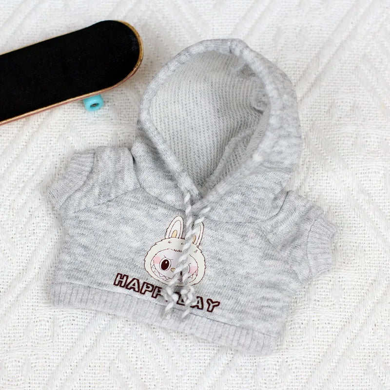 LABUBU Universal Clothes, Doll Cute Hoodie Diy Accessories, Popmart Bubble Mart Doll Accessories