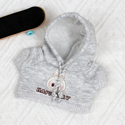 LABUBU Universal Clothes, Doll Cute Hoodie Diy Accessories, Popmart Bubble Mart Doll Accessories
