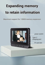 Smart Video Doorbell Outdoor Waterproof Intercom Doorbell Infrared Night Vision Audio Real-Time Monitoring Security Camera