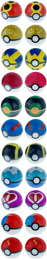 24pcs Pokemon Figure Different Styles Tomy Model Collection 2-3cm Pikachu Anime Pokeball Poke Ball Go Elf Toys Dolls Child Gift