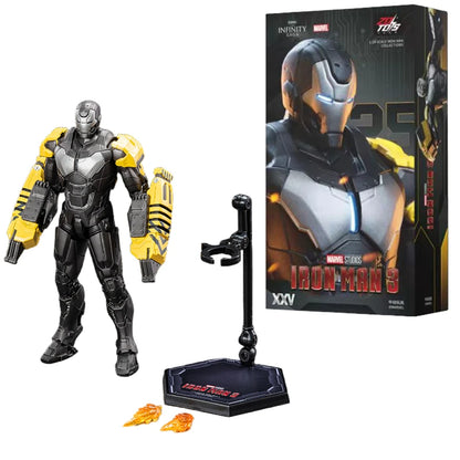 ZD Toys Iron Man Action Figure Mark 35 Red Snapper Iron Man MK 24 MK 22 MK 47 Tony Stark Ironman Figure Action Collect Toy Gift