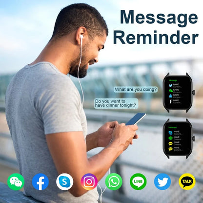 Xiaomi Smart Watch Dialing Answering Calls Exercise Tracking Heart Rate Sleep Monitor Bluetooth Smartwatch Man Woman Gift 2025