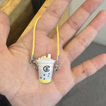 Doll house dollhouse mini simulation milk tea cup For Ropa labubu doll accessories miniature scene pendant